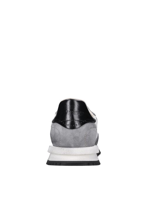 Sneakers in pelle HIDNANDER | TENKEI SLIP ON HE1MS425 445BIANCO-GRIGIO-NERO